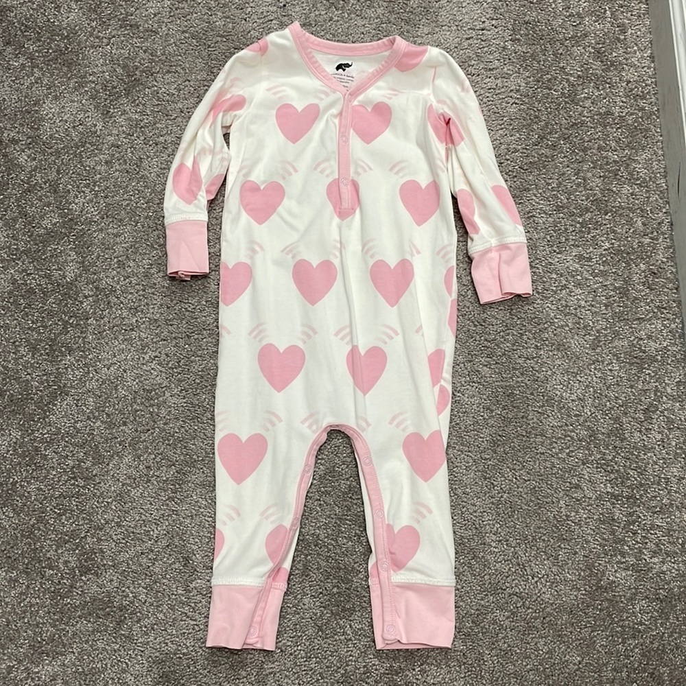 Monica & Andy Heart Romper